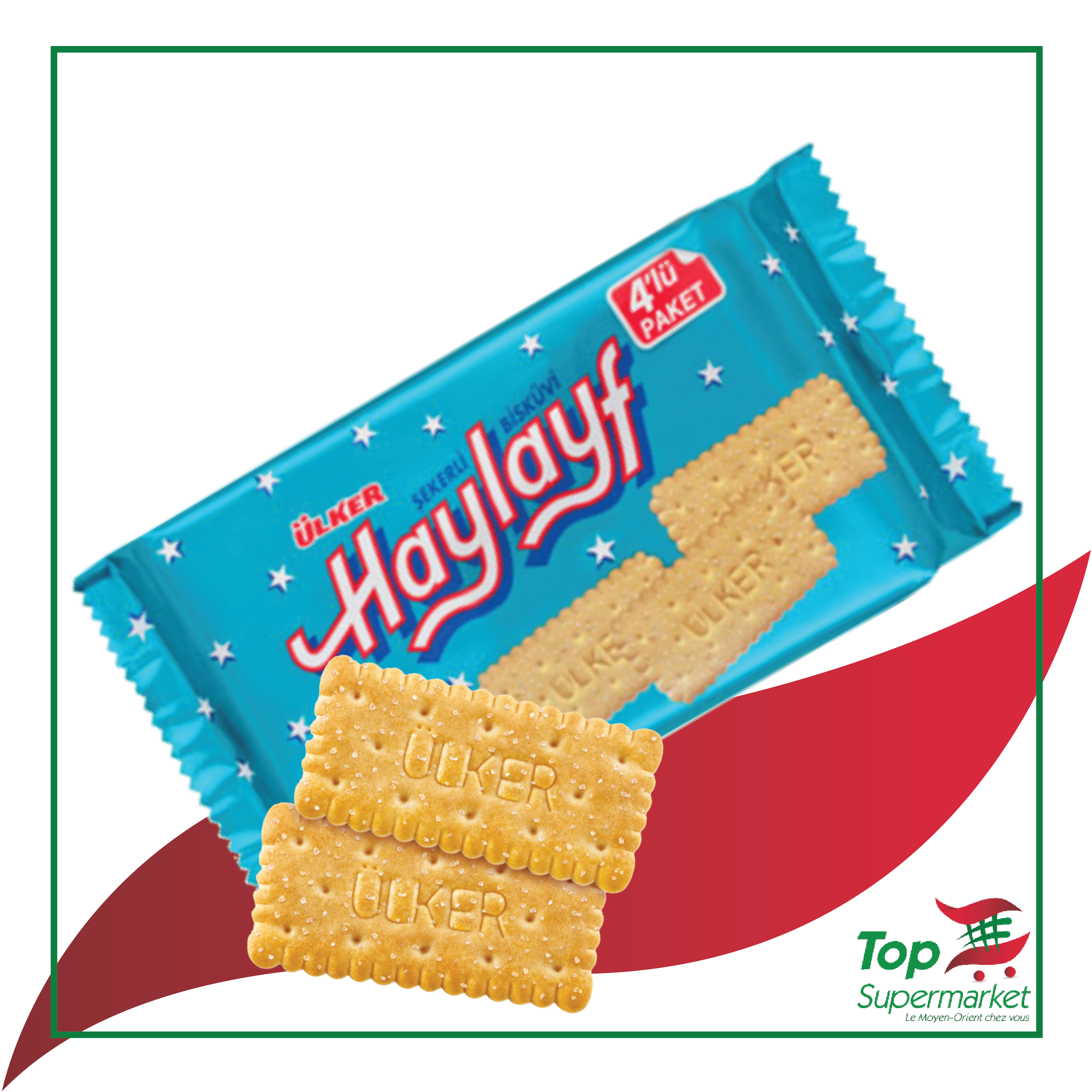 Haylayf biscuit 4x60gr